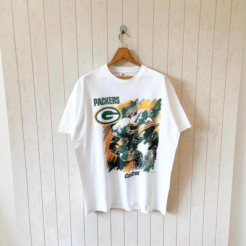 90S Green Bay Packers T-Shirt Nfl Football Tee